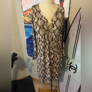 Michael Kors snake skin dress